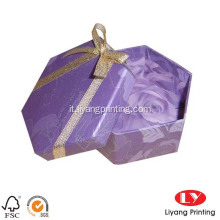 Box regalo di carta tipo coperchio del logo personalizzato